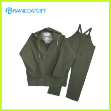 PVC/Polyester Rainsuit with Bib Pants (RPP-010A)